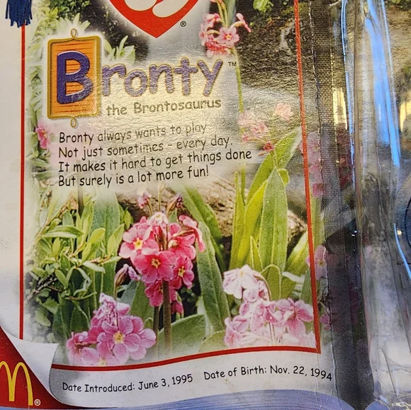 McDonalds Beanie Babies Dinosaur Trio 2000  Beanie Babies Rare - Picture 11 of 14